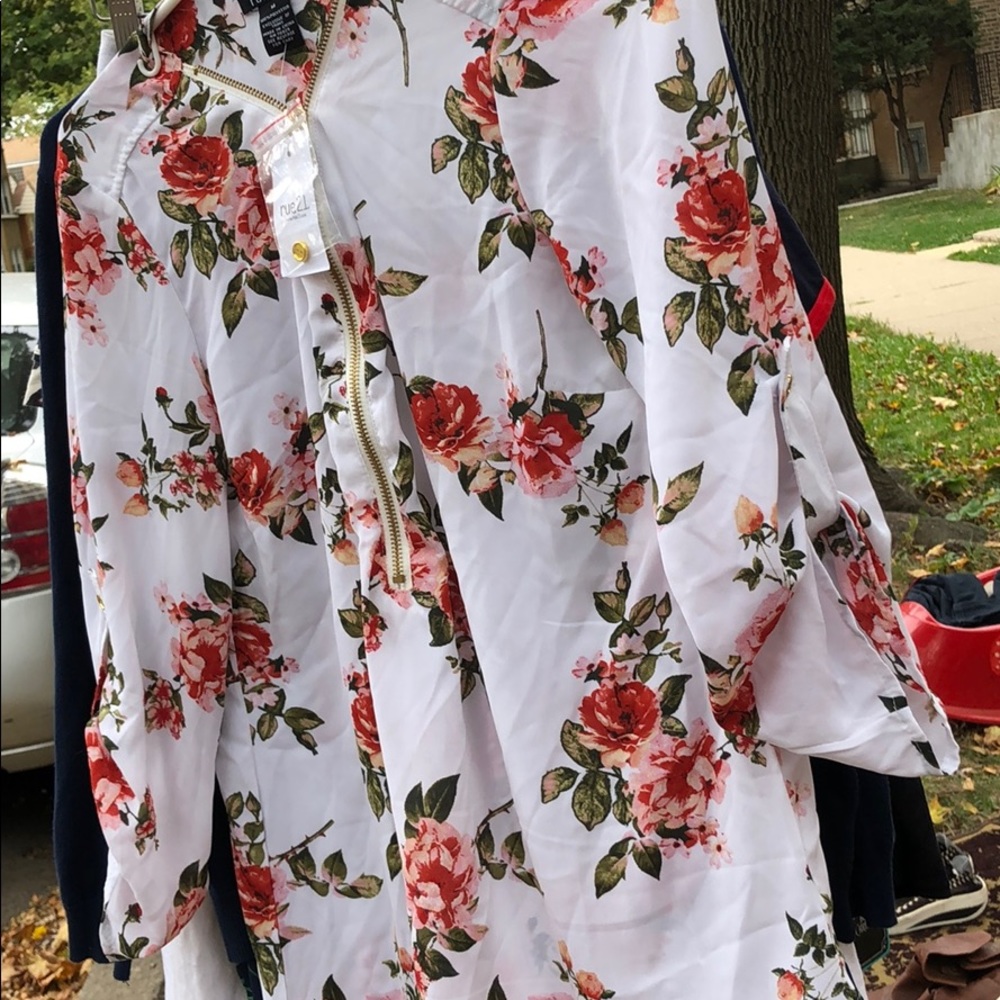 floral tunic